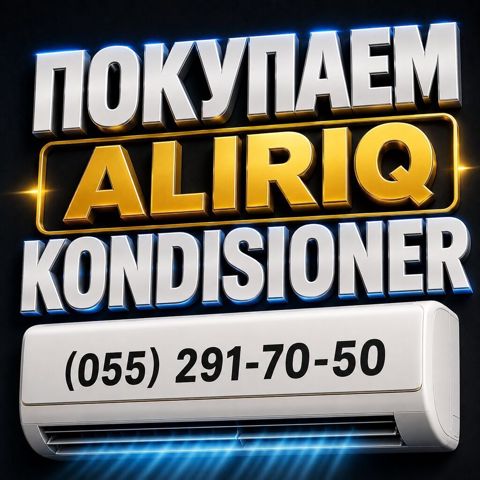 Kondisioner alırıq Tipliləri: divar, tavan, şkaf dollap ücün — Bakı