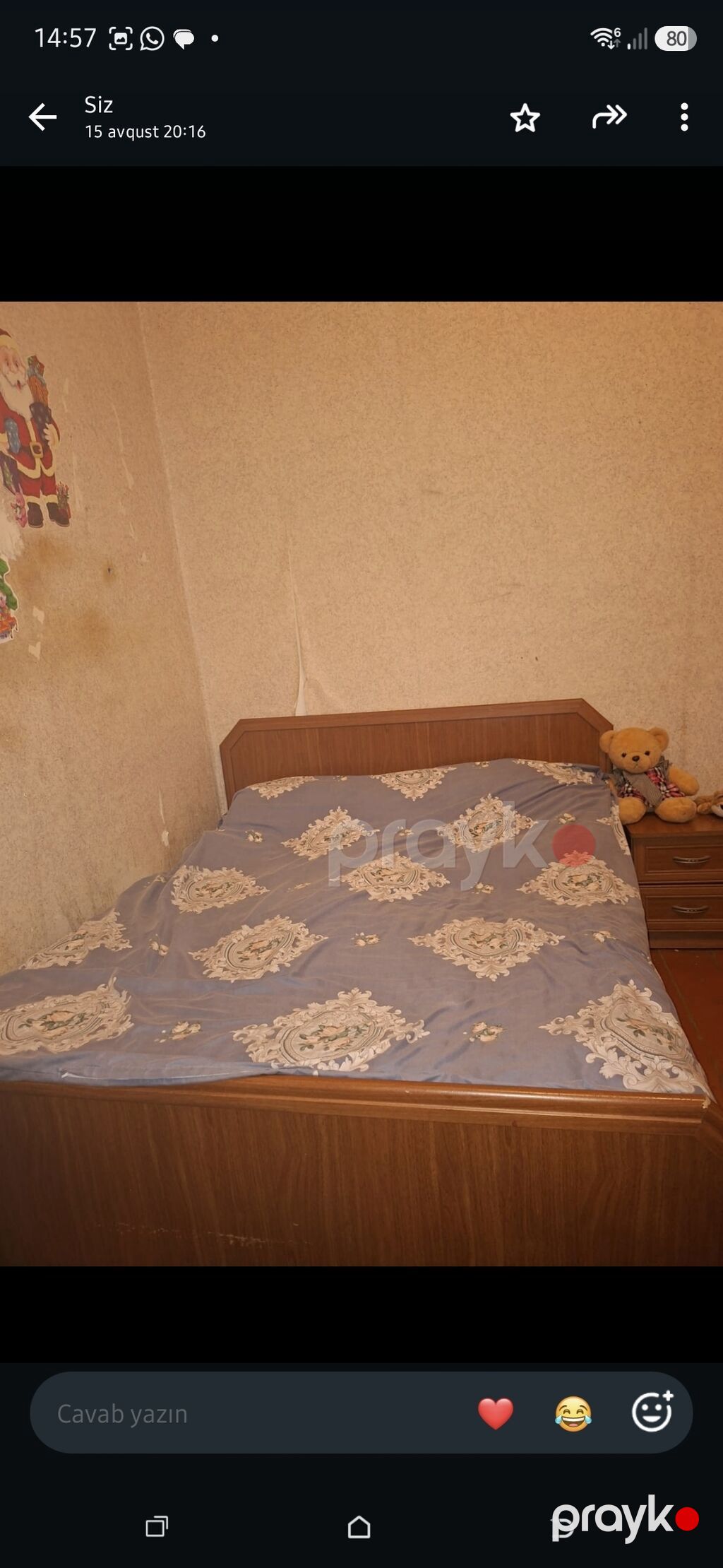 İkinəfərlik çarpayı, İşlənmiş — Mebel, Bakı (2)