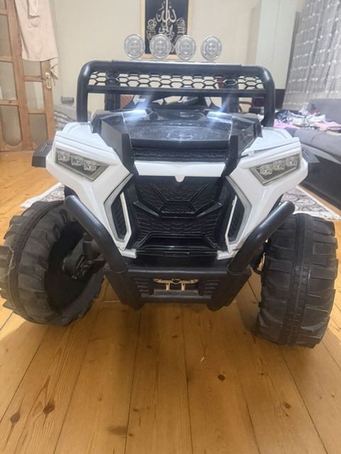 Uşaqlar üçün elektrikli “off-road” tipli ikioturacaqlı maşın - Güclü — Детский транспорт