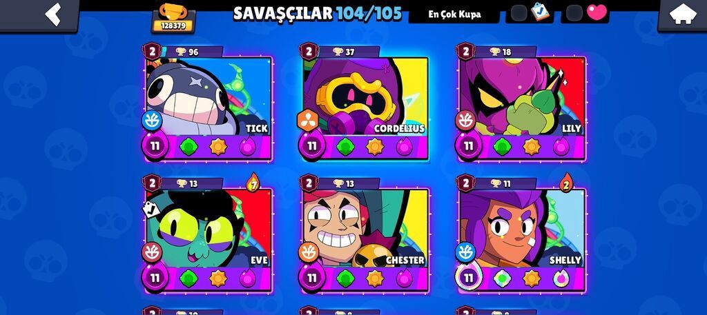 Brawl Stars hesabı – yüksək səviyyəli, zəngin məzmunlu - Kupa yolu — Proqramlar, Bakı (3)