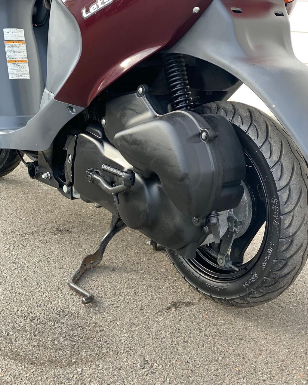 Suzuki Let’s 4 skuter - Rəng: tünd qırmızı/gri iki rəngli kuzov - — Avto, İsmayıllı (9)