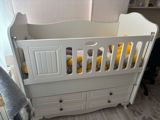 Oğlan və qız üçün, İşlənmiş, Dördbucaq, Beşik, Dəstsiz, Matras ilə, Yellənmə mexanizmsiz — fatimə — Cradles