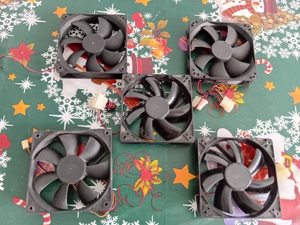 PC soyutma ventilyatorları paketi - Növ: DC brushless fanlar (5 ədəd) — Soyutma sistemləri, Bakı