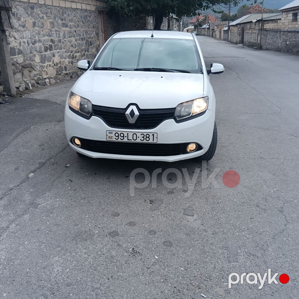 Renault Sandero, ağ rəng, hetçbek gövdə. Texniki xüsusiyyət və 99-IO-381 — Avtomobillər, Şəki (3)