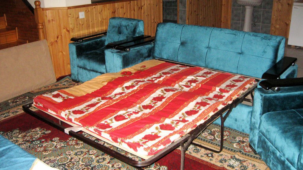 Divan-kravat, İşlənmiş, Açılan, Bazasız, Vеlur parça, Ödənişli çatdırılma — Mebel, Lənkəran (5)