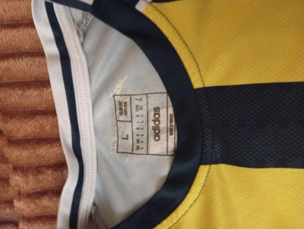 Futbolka, Adidas, L, rəng - Sarı — Şəxsi əşyalar, Bakı (3)