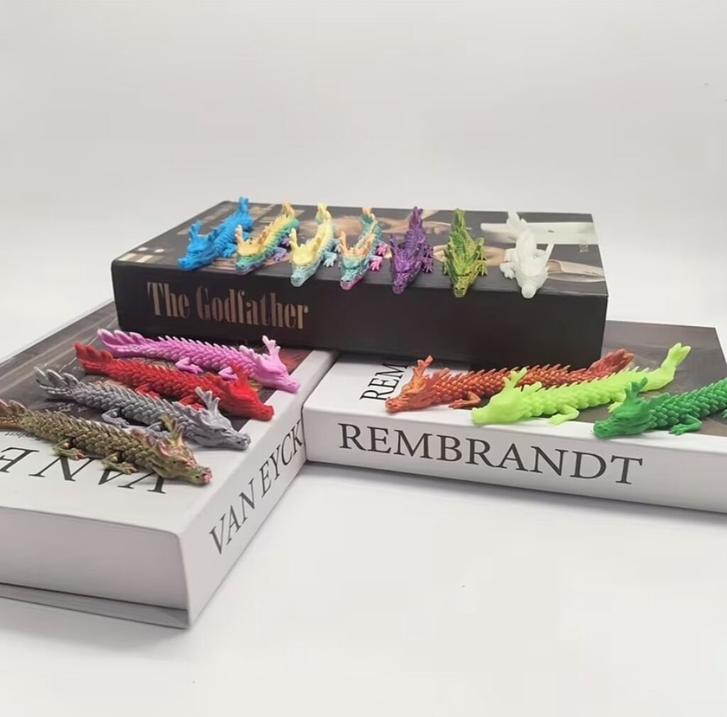 3D çaplı fleksibil “Çin əjdahası” fiqurları - Material: yüksək — Oyuncaqlar, Bakı
