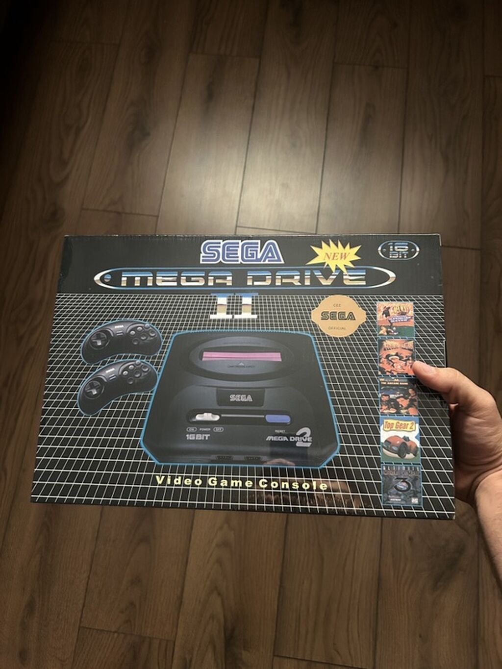 SEGA Mega Drive II — 16-bit videooyun konsolu 1ədəd oyun kaseti