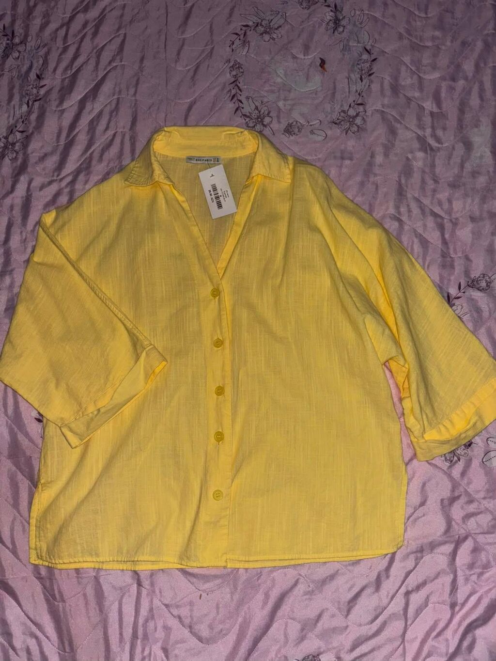 Kətan köynək yenidir istifadə olunmayıb oversize modeldir ne razmer 27
