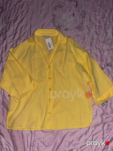 Kətan köynək yenidir istifadə olunmayıb oversize modeldir ne razmer 27