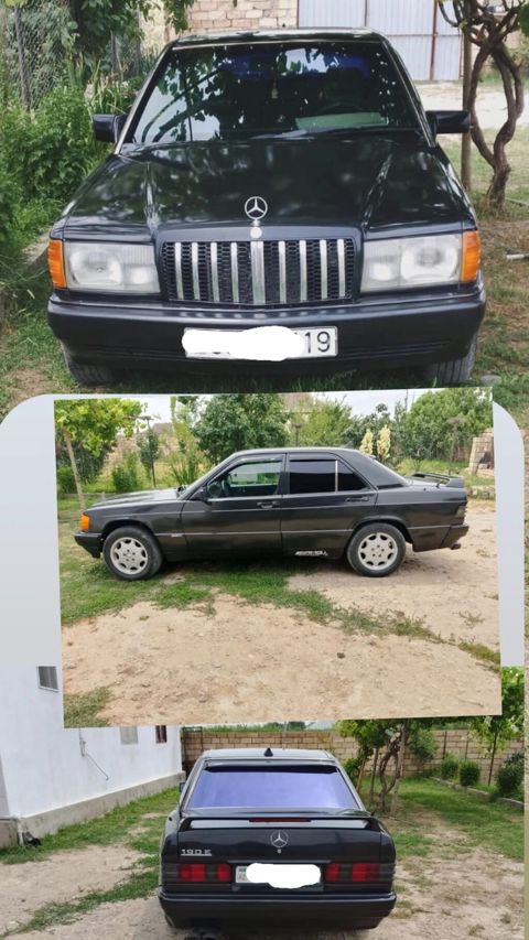 Mercedes-Benz 190E sedan, qara rəng