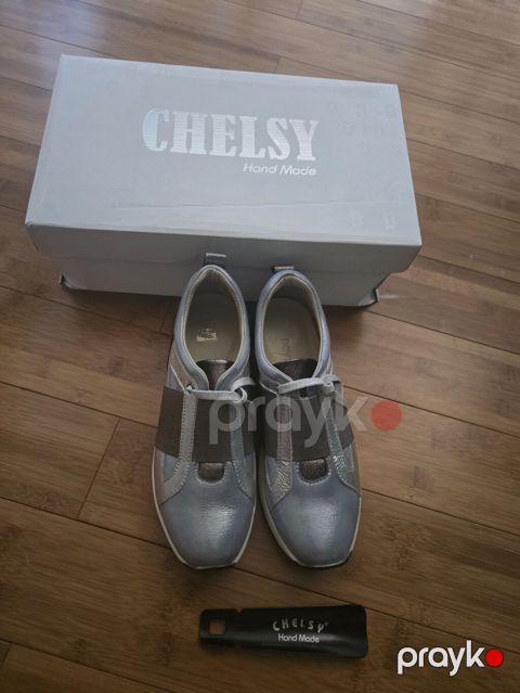 CHELSY Hand Made qadın ayaqqabıları - Material: təmiz dəri - Rəng