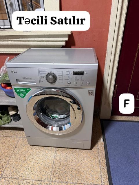 LG Çamaşır Maşını — 6 kq, DirectDrive (işlək vəziyyətdə, kiçik qüsur var)