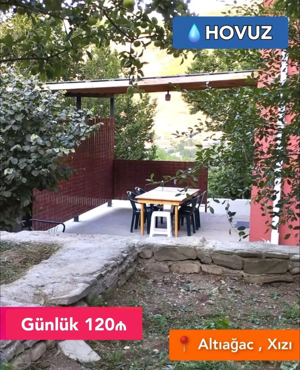 Bağ evi kirayə verilir, Xızı r. — Ev, villa, Xızı