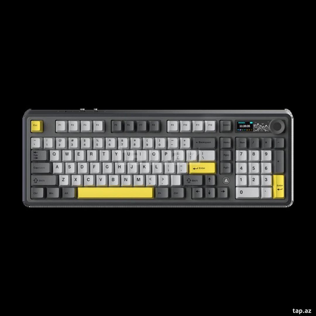 Klaviatura Ajazz AK980 V2 Black - Gray - Yellow — Elektronika, Bakı (2)