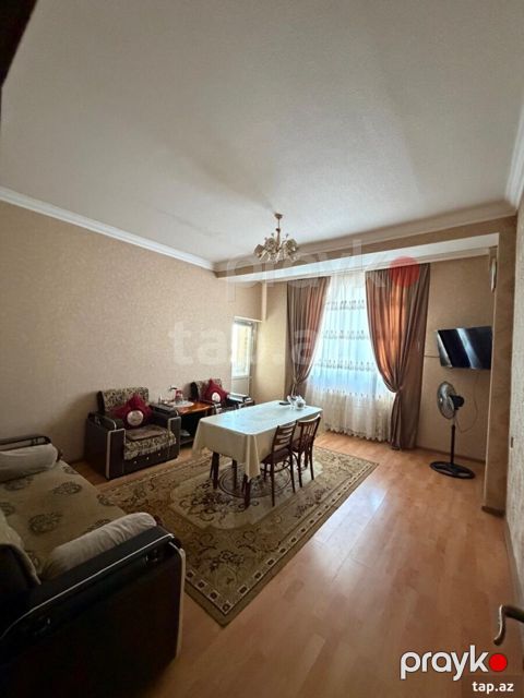 3-otaqlı yeni tikili, Şəmkir r., 80 m²