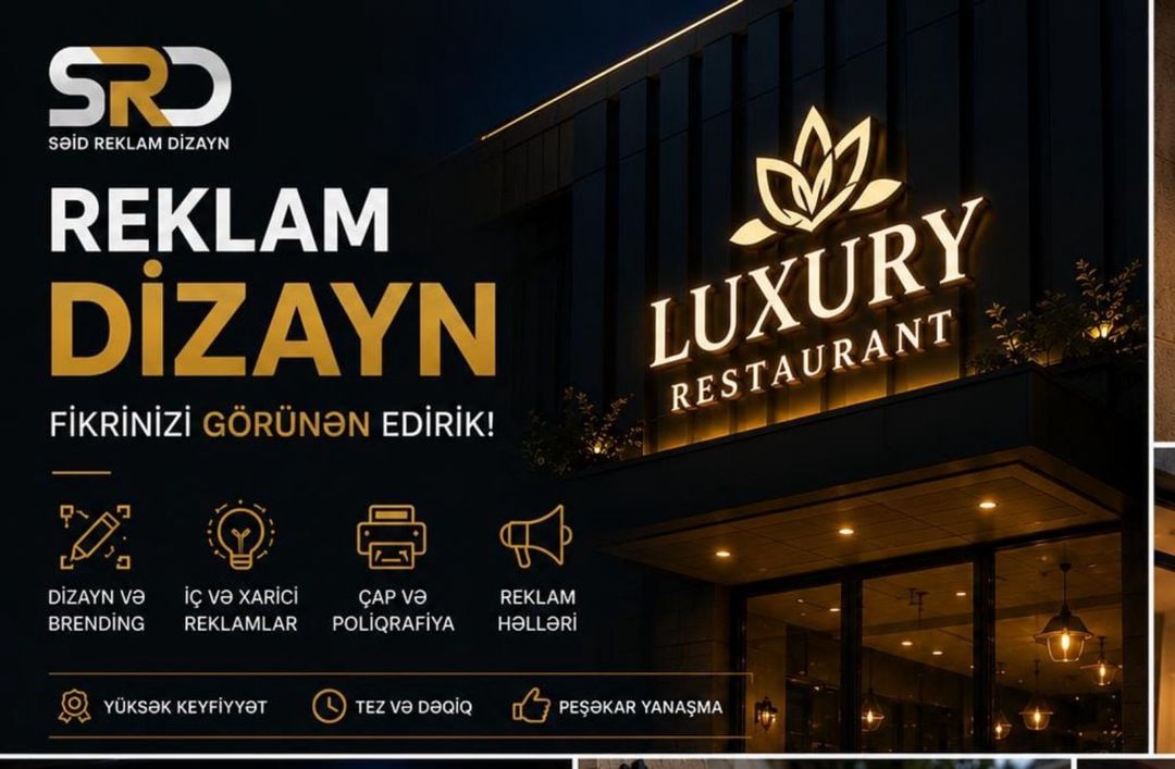Reklam işləri — Xidmətlər, Bakı (2)