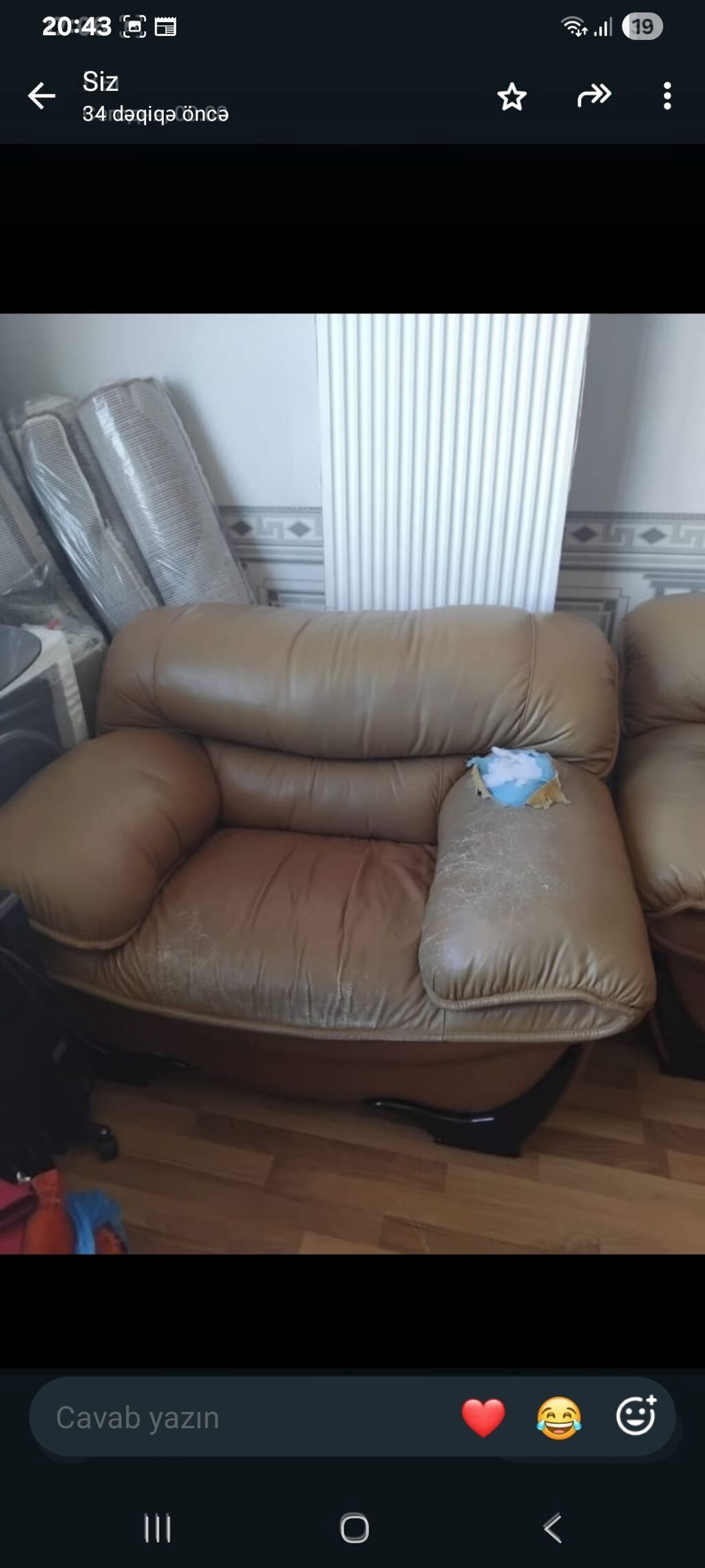 İşlənmiş, Künc divan, Divan, Bazasız, Açılmayan — Mebel, Bakı