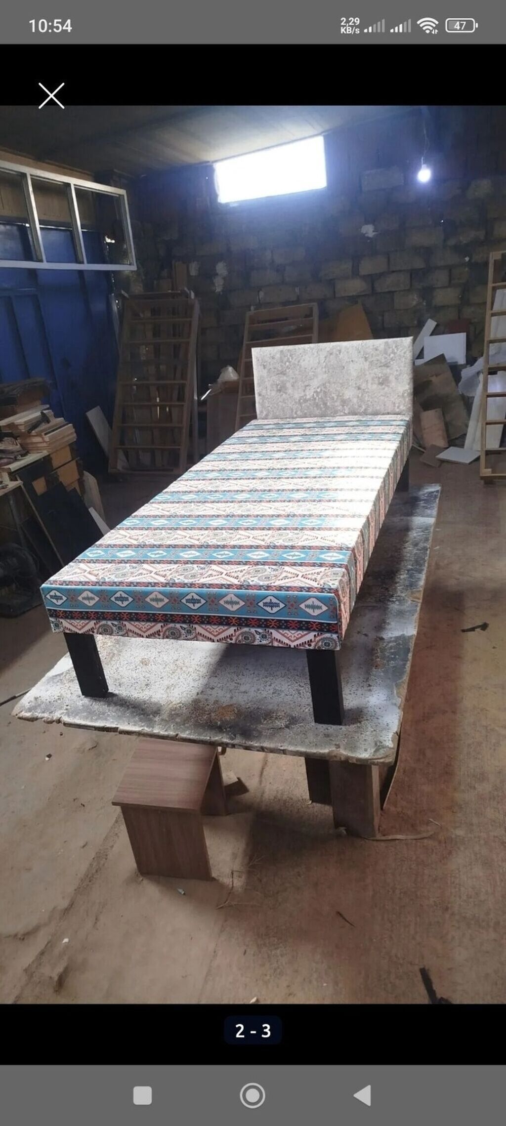 Yeni, Təknəfərlik çarpayı, Bazasız, Matrassız, Siyirməsiz — Mebel, Qobu
