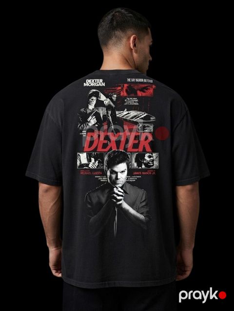 Məhsul: “Dexter” temalı unisex qısaqol köynək - Rəng: Qara, istənilən