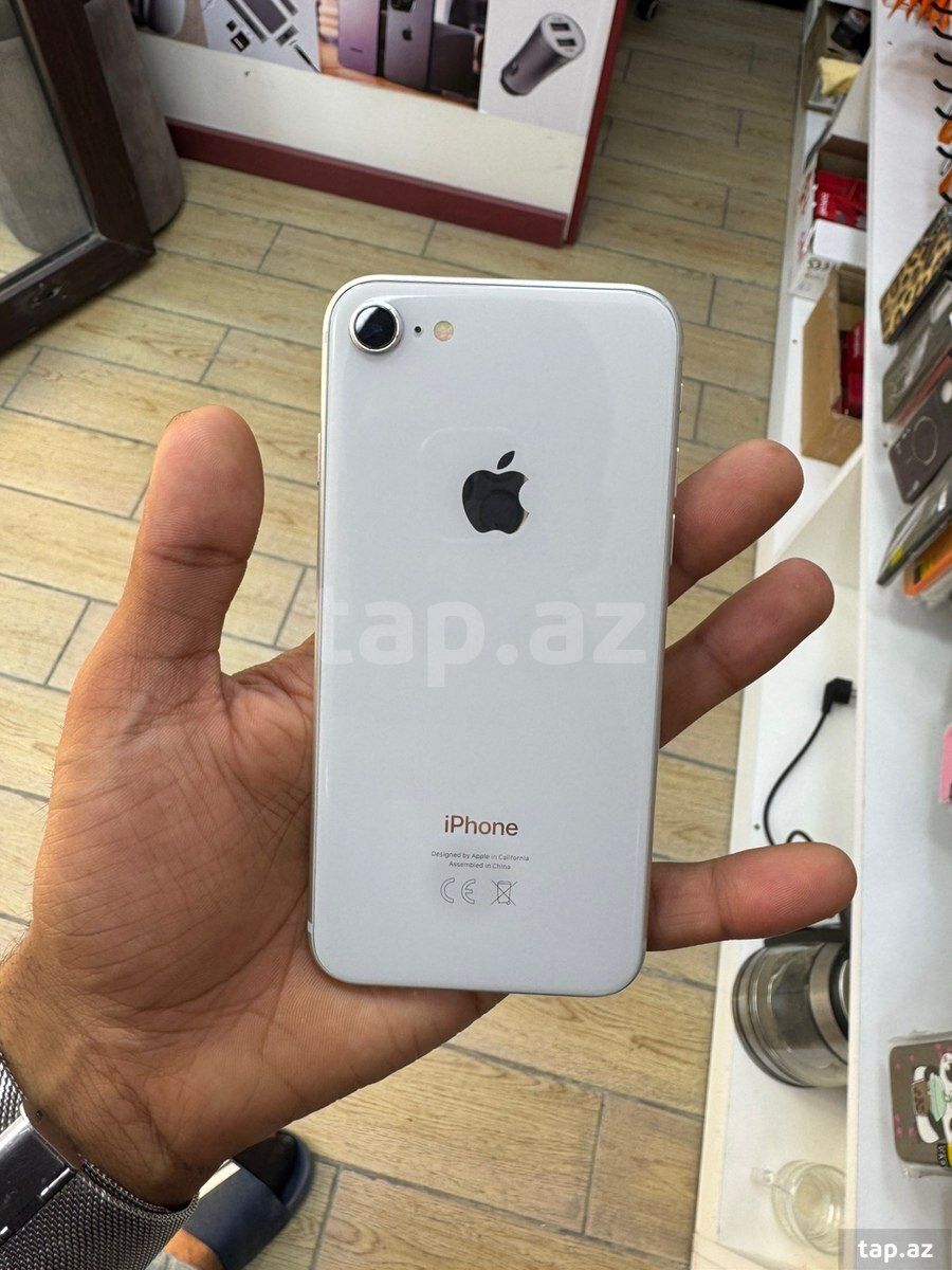 Apple iPhone 8 Silver 64GB — Telefonlar və qadjetlər, Bakı (2)