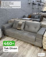 Tək divan – 230 sm • Rəng: Açıq boz (rəng nümunələri mövcuddur) • — Goods