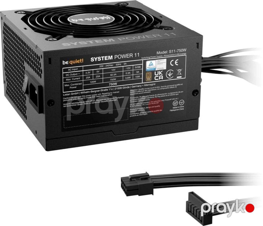 PSU Be Quiet BP012EU SYSTEM POWER 11 750W — Elektronika, Bakı (2)