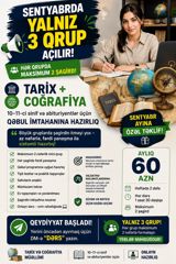 Cografiya və tarix hazırlıq dərsləri — Ürünler