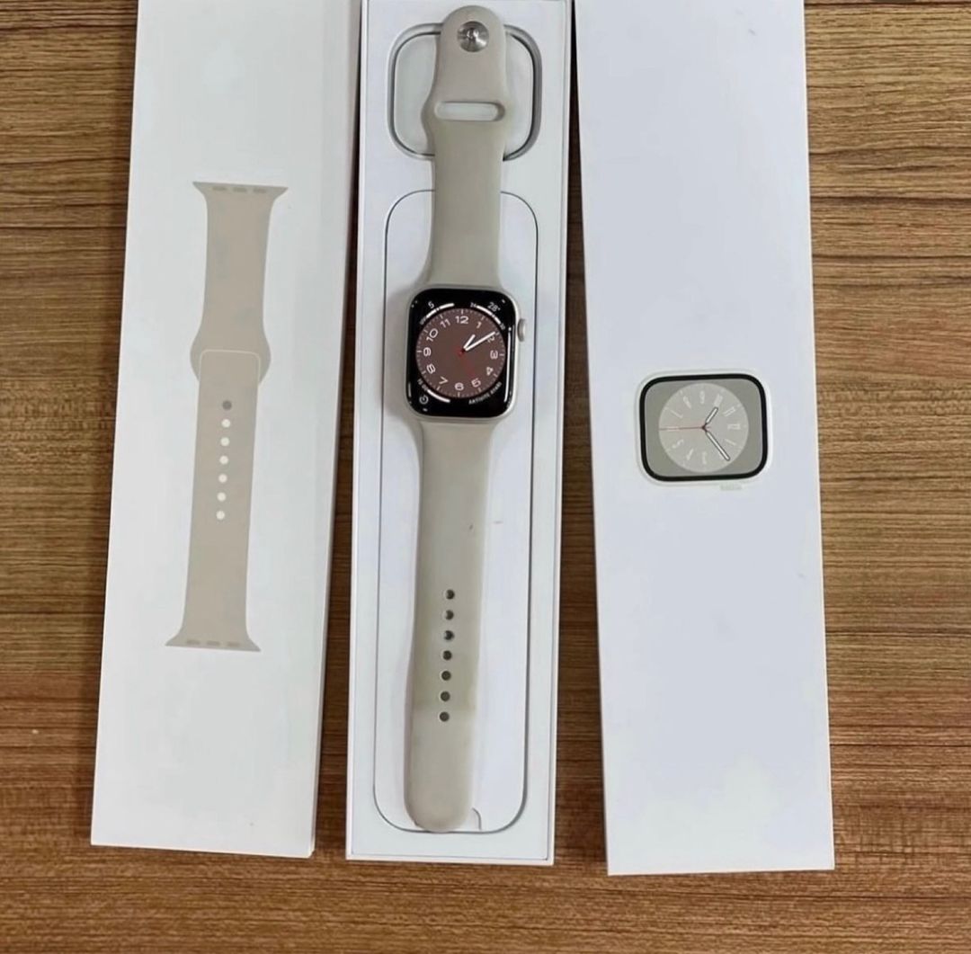 Apple Watch Series 8 Aluminum Silver 45mm — Elektronika, Bakı