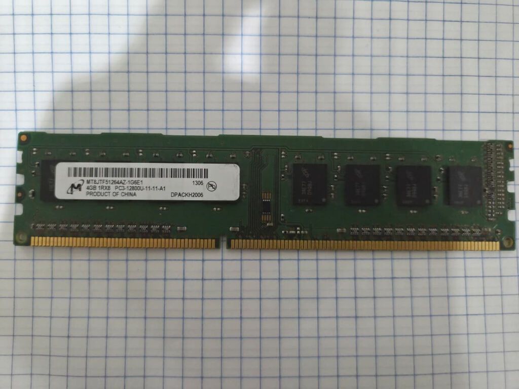 Operativ yaddaş (RAM) Samsung, 8 GB, 2666 Mhz, DDR4, PC üçün, İşlənmiş — Elektronika, Bakı (5)