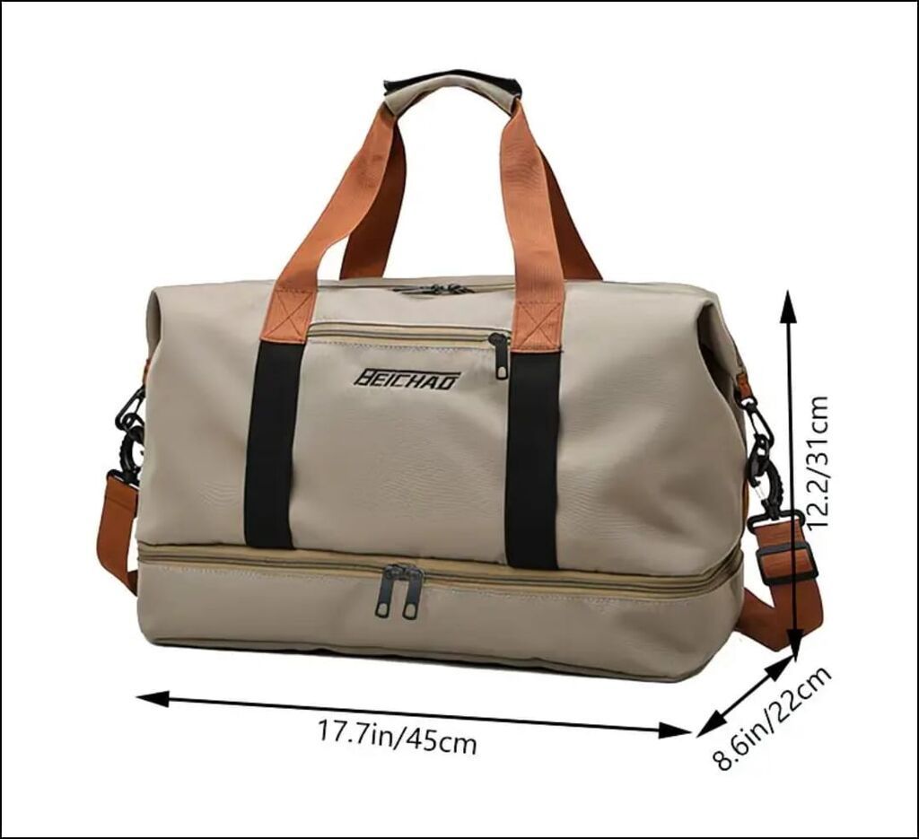 Səyahət/İdman çantası – - Ölçülər: - Qara model: 41 x 14 x 33 sm — İdman və istirahət, Bakı (2)