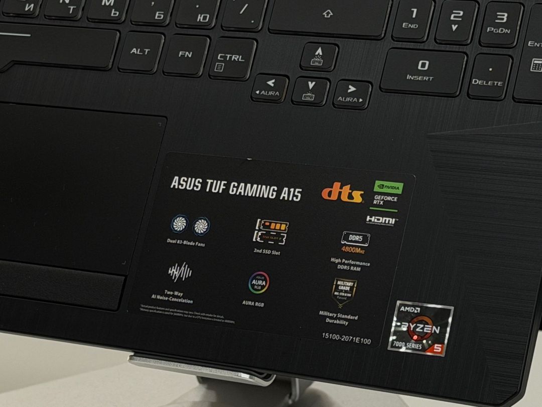 Noutbuk Asus Tuf Gaming A15 — Elektronika, Bakı (4)