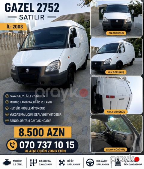 QAZ Sobol 2752: 2.5 l | 2003 il Mikroavtobus