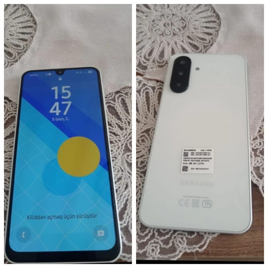 Samsung Galaxy A34, rəng - Ağ