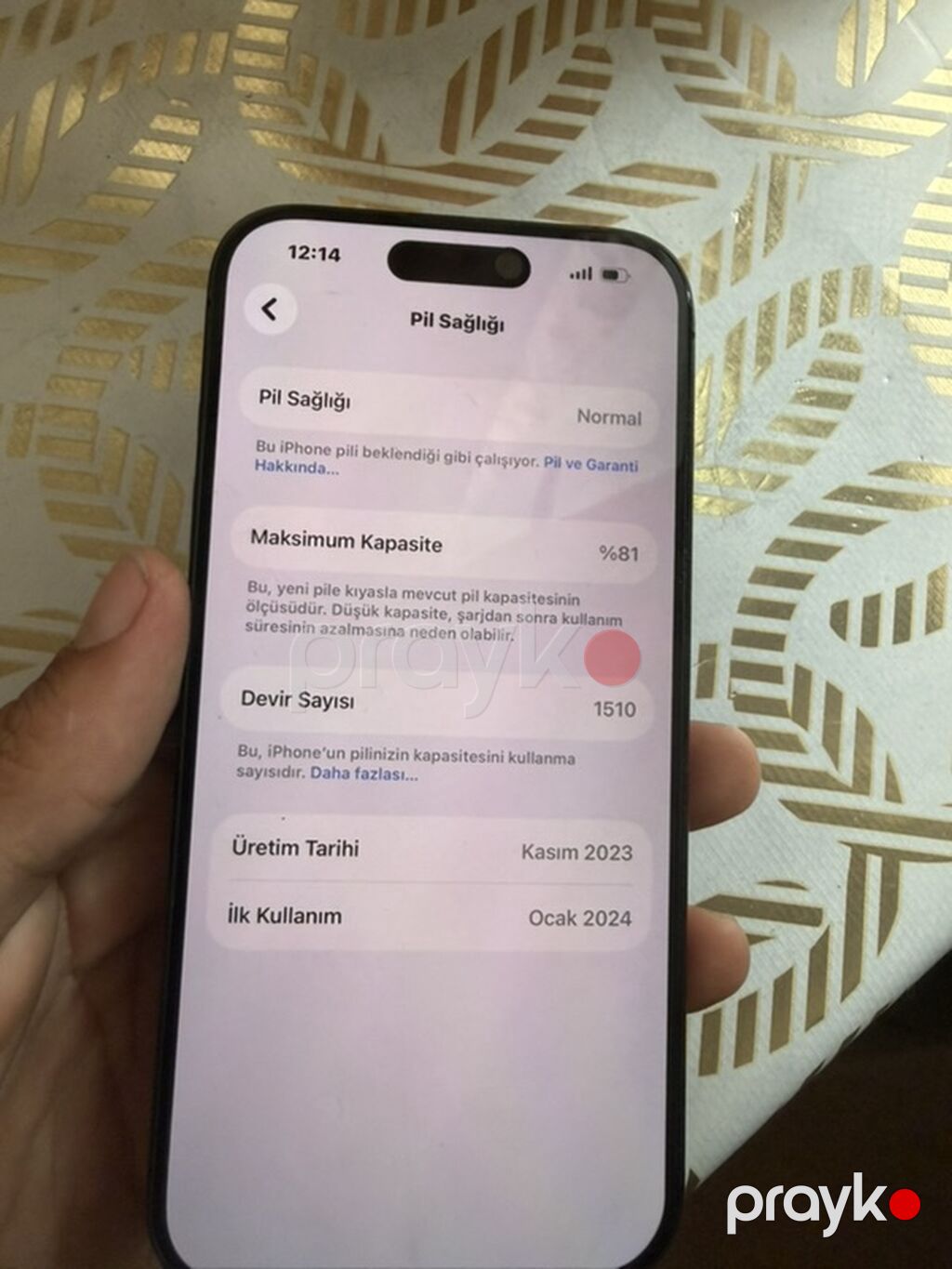 IPhone 15 Pro, Qara, Face ID — Apple iPhone, Bakı (3)