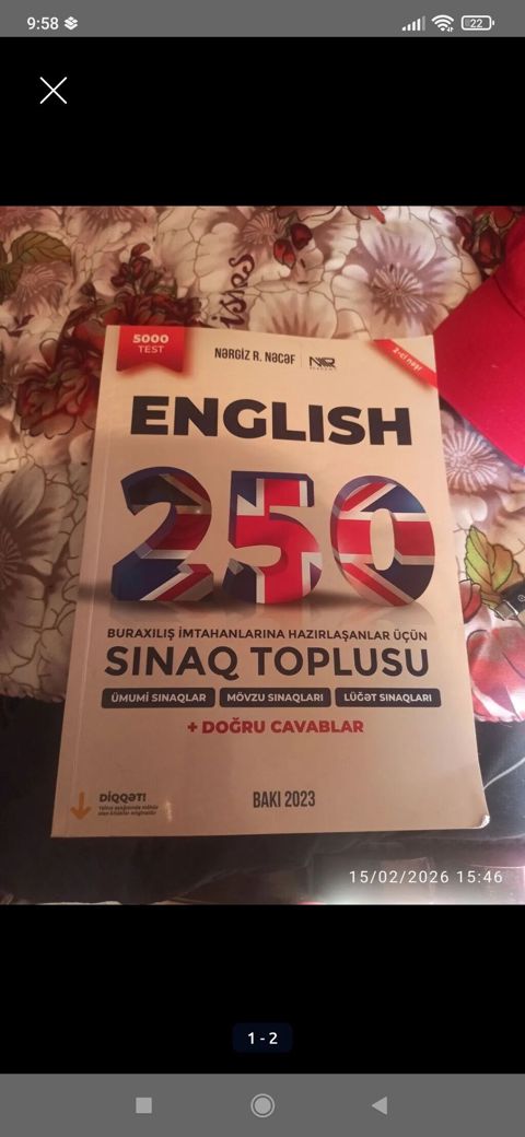 Məhsul: “English 250 – Buraxılış imtahanlarına hazırlaşanlar üçün