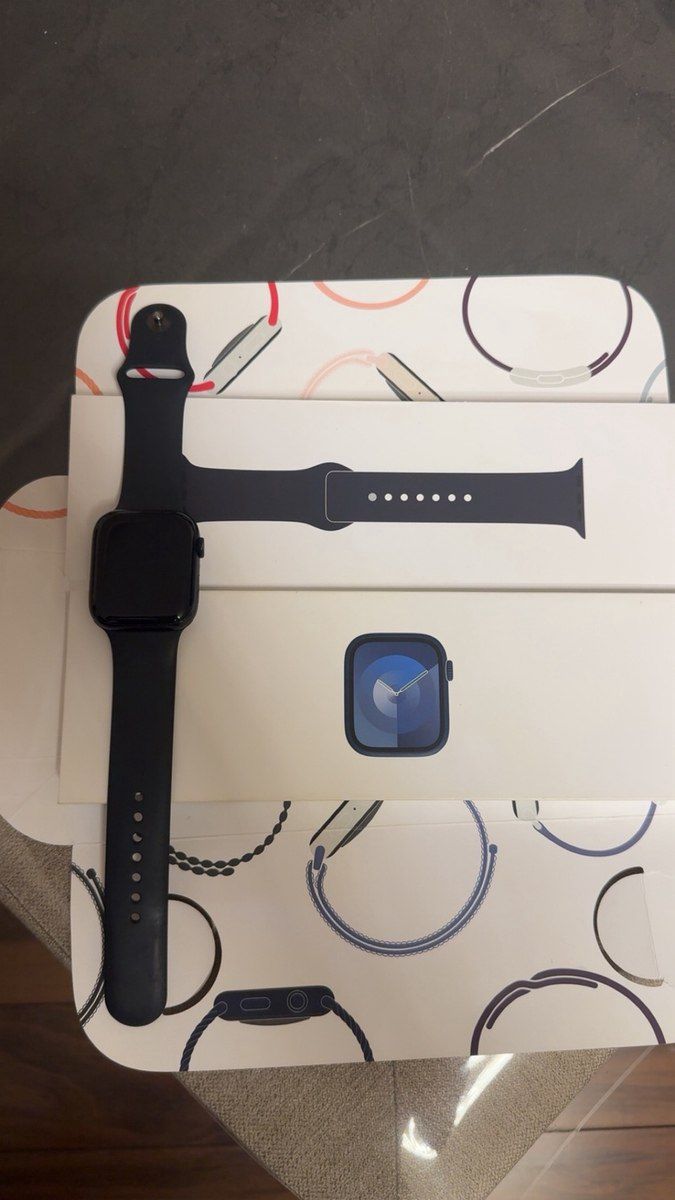 Apple Watch Series 9 Aluminum Midnight 45mm — Elektronika, Bakı (2)