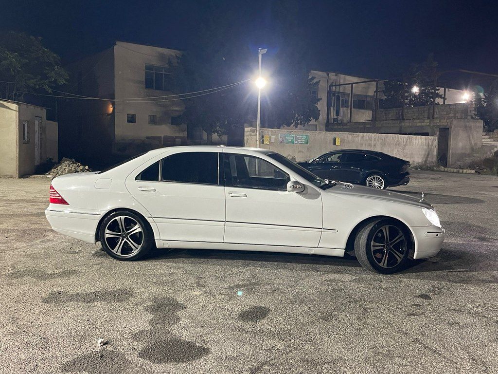 Mercedes S 320, 3.2 L, 2000 il, 298 555 km — Avtomobillər, Bakı (4)