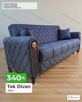 Tək divan – 210 sm - Açılan, bazalı mexanizm: rahat yataq funksiyası — Мебель