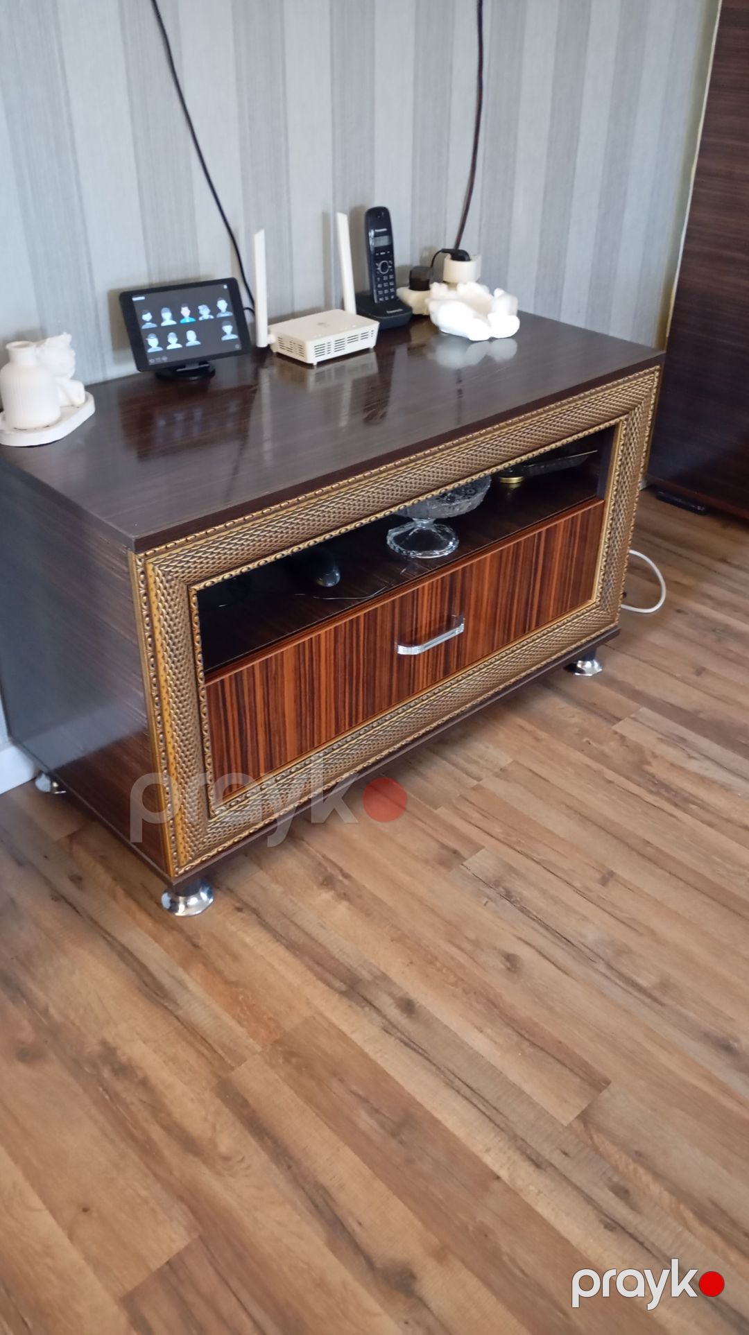 Gostinaya mebel dəsti — 2 vitrin dolabı və TV altlığı — Qonaq otağı üçün, Xırdalan (2)