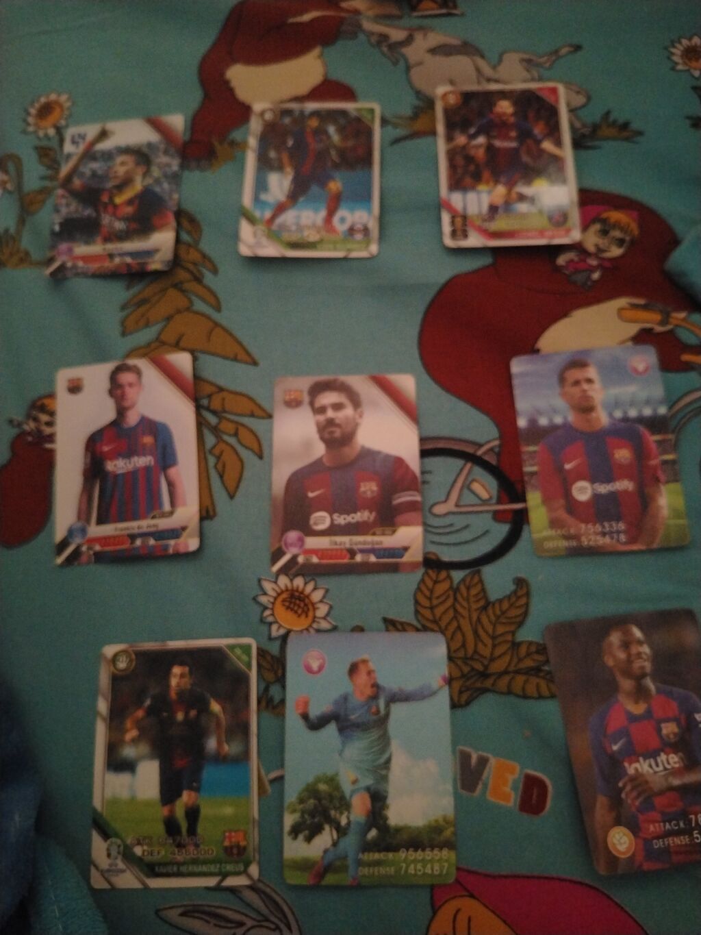 FC Barcelona mövzusunda futbol kartları dəsti - Dəst müxtəlif — Mallar, Bakı