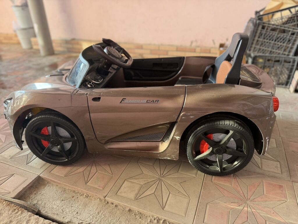 Uşaq elektrik maşını – LaFerrari üslubunda, qəhvəyi metalik — Uşaq nəqliyyatı, Bakı (5)