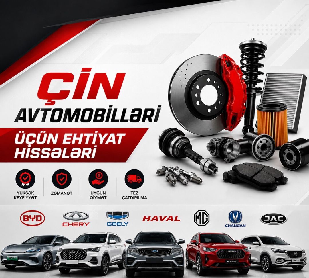 Çin avtomobilləri üçün ehtiyat hissələri — Ehtiyat hissələri və aksesuarlar, Bakı