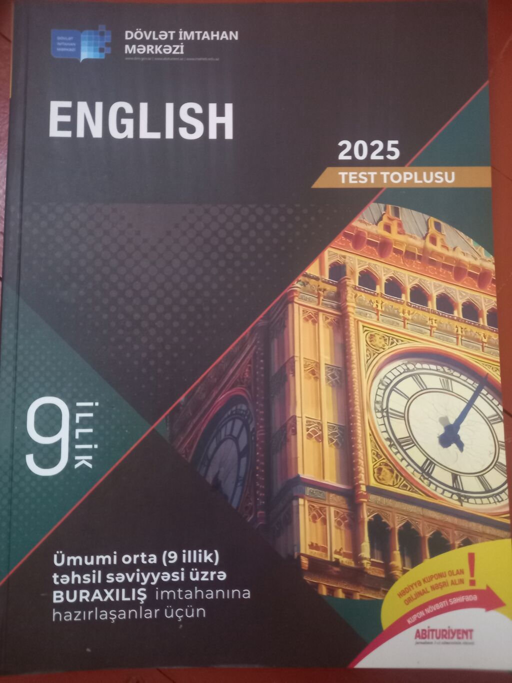 İngilis dili Dim 9 illik toplu Məlumat : ✅️ Kitabın qatı belə — Kitablar və jurnallar, Bakı