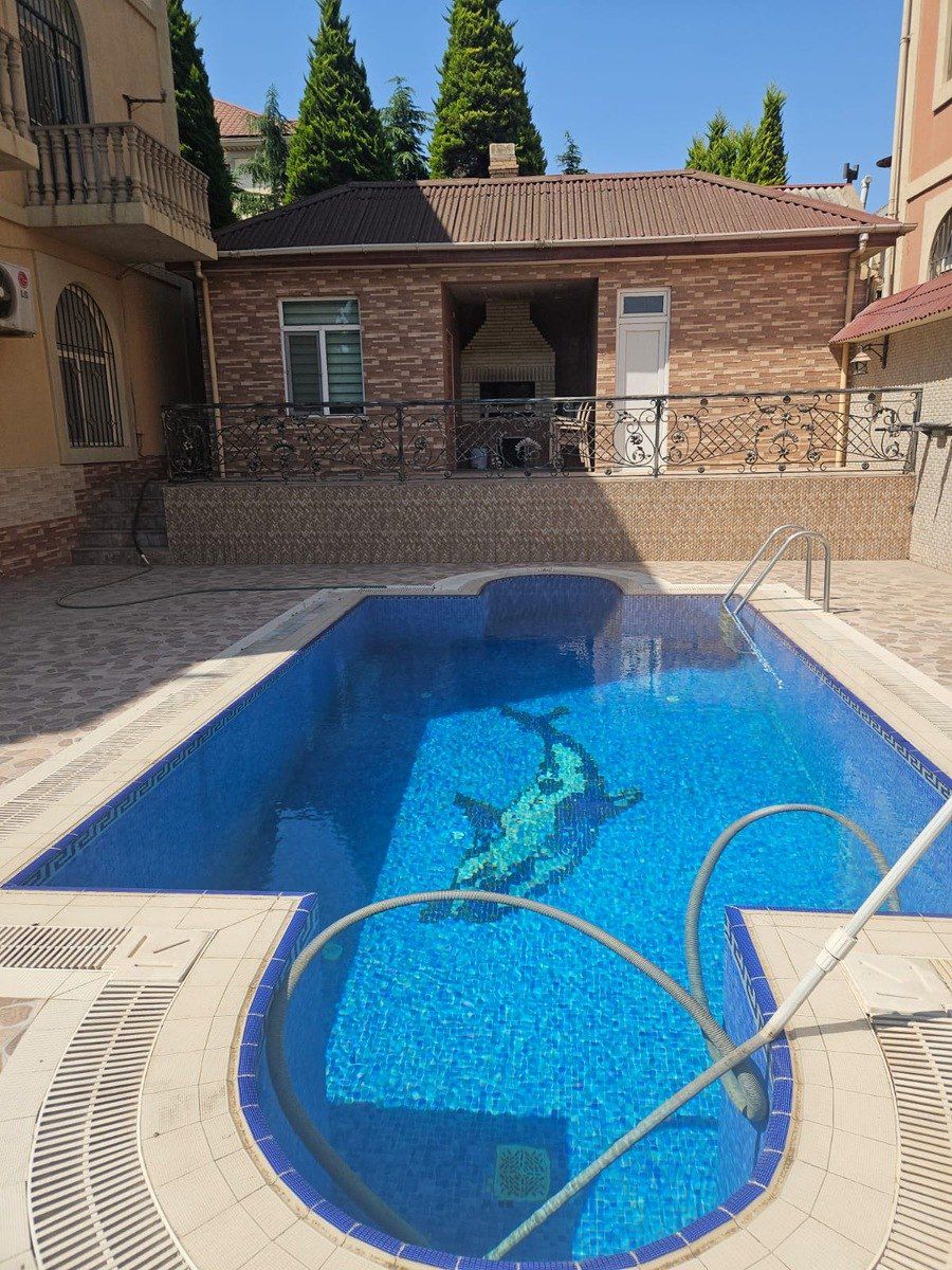 Satılır 8 otaqlı həyət evi/bağ evi 350 m² — Ev, villa, Bakı (9)