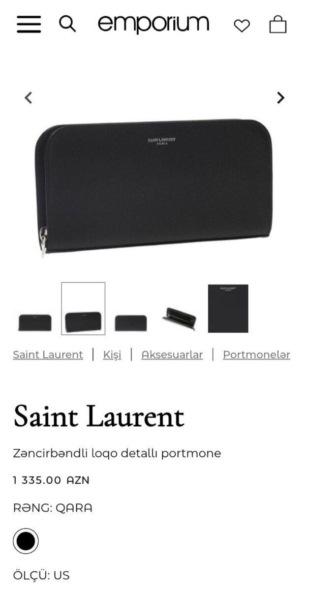 Portmone Saint Laurent — Aksesuarlar, Bakı (6)