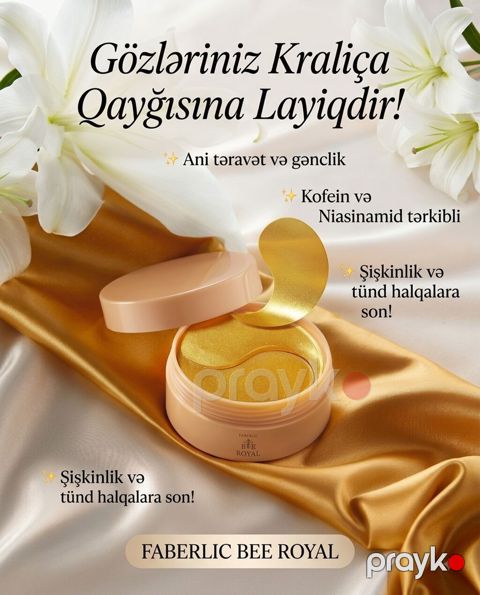 Faberlic Bee Royal gözaltı hidrojel yamaqları - Ani təravət və — Digah