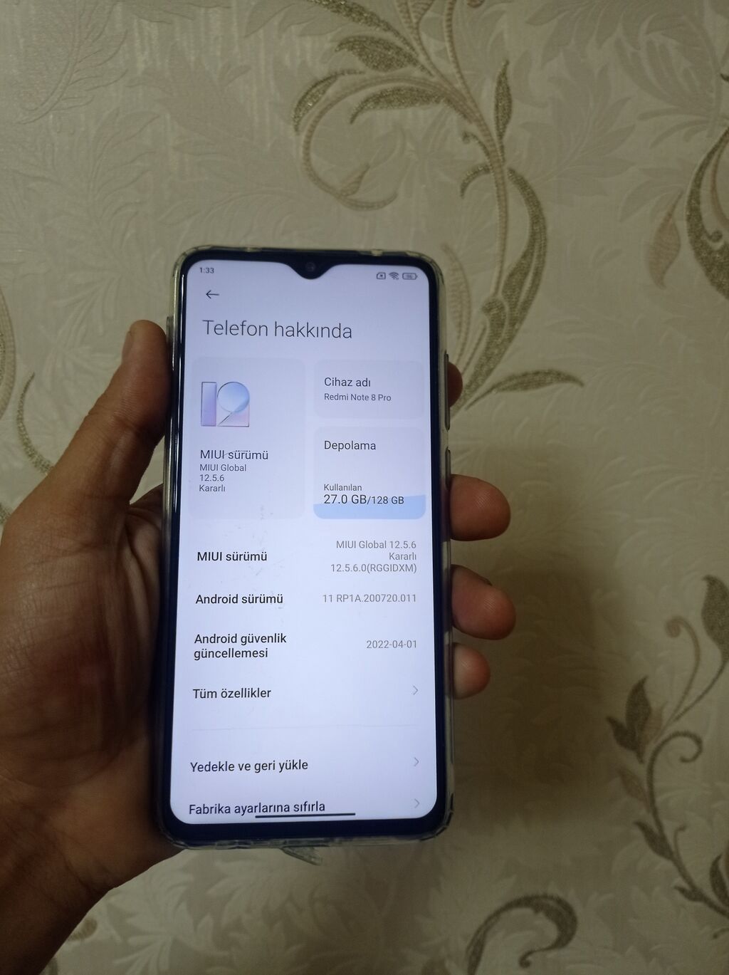 Xiaomi Mi 8 Pro, 128 GB, rəng - Boz, Barmaq izi — Xiaomi, Bakı (2)