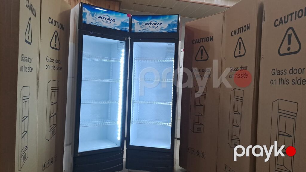Poyraz şüşə qapılı vitrin soyuducu - Tək qapılı, dik vitrin tipli — Soyuq vitrini, Digah (3)