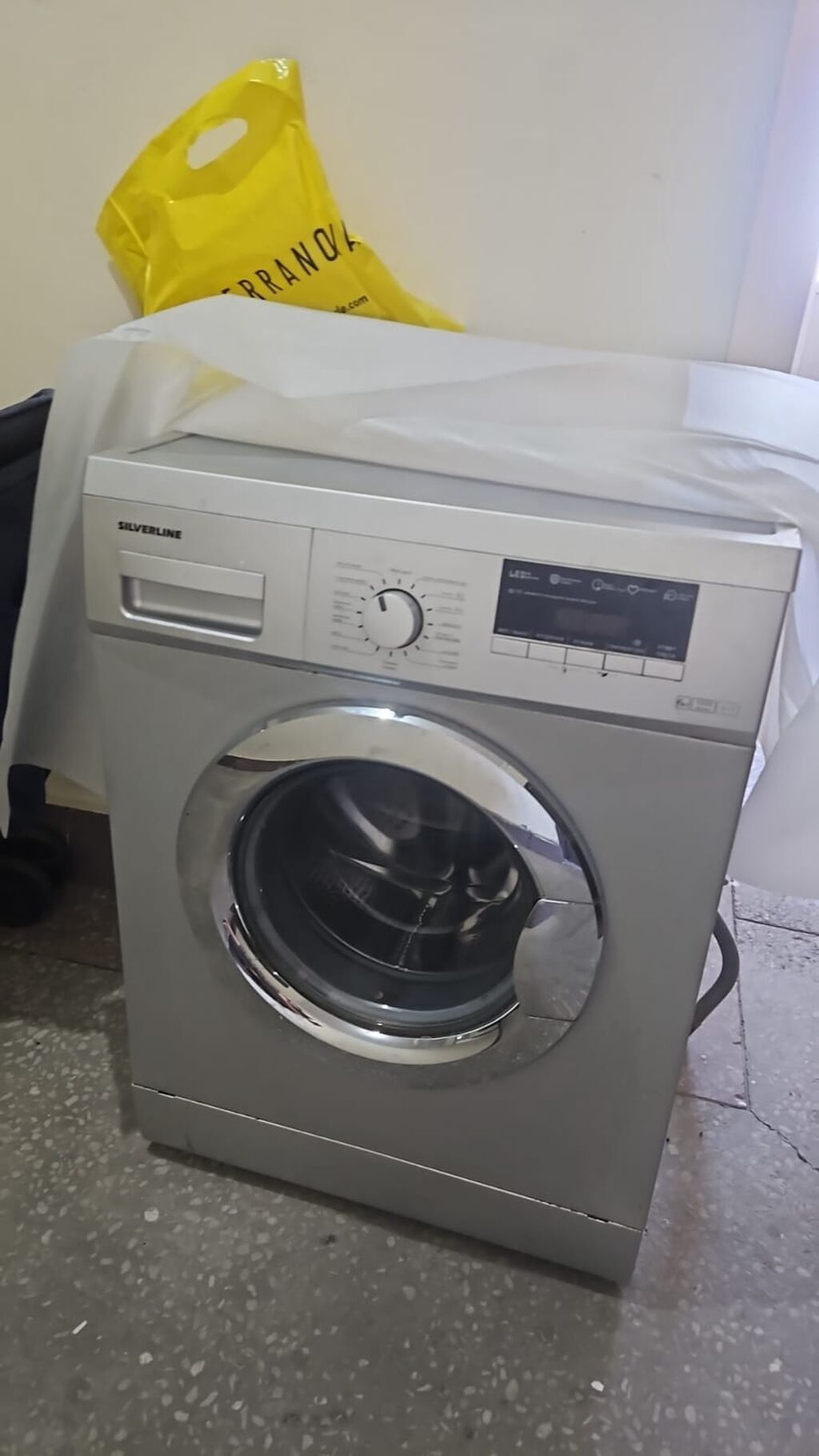 Silverline önyükləməli paltaryuyan maşın - Ön yükləmə, geniş xromlu